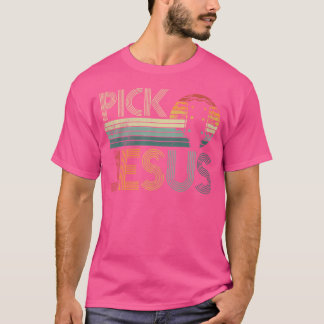 Pick Jesus Religician Idee Gitarrenanbetung T-Shirt