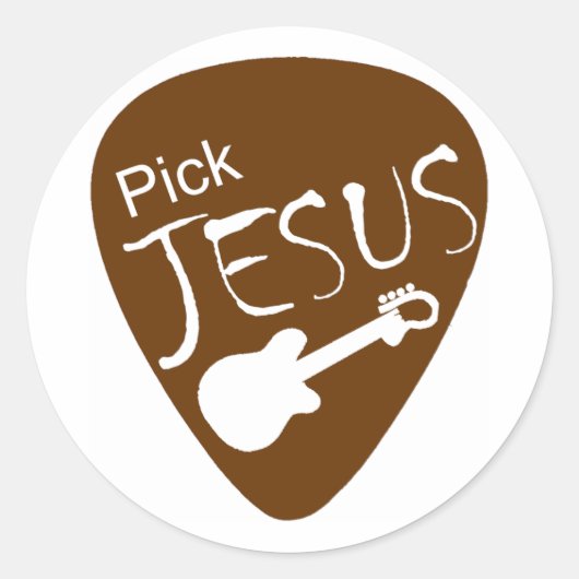 Pick Jesus Sticker (Vorderseite)