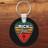 Pick Jesus T-ShirtSind Sie ein Patriotischer Bewun Schlüsselanhänger (Vorderseite)