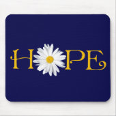 Pick Own Background - Shasta Daisy Hope Mousepad (Vorne)