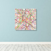 Pick-Up Sticks 12 x 12 Wrapped Canvas Leinwanddruck (Insitu (Holzboden))