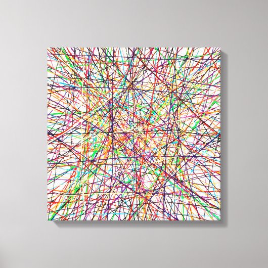 Pick-Up Sticks 12 x 12 Wrapped Canvas Leinwanddruck (Vorderseite)