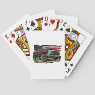 Pick-up-Truck der ersten Generation, alter Truck,  Spielkarten
