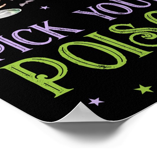 Pick your Gift Halloween Drinks Gefallen Poster (Ecke)