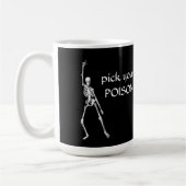 Pick your POISON Skeleton Halloween Tasse (Links)
