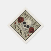 Pick your Poison Skull Napkins Serviette (Ecke)