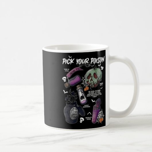 Pick Your Poison's Funny Drink Me Potion glücklich Kaffeetasse (Rechts)
