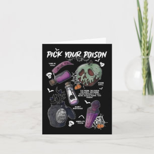 Pick Your Poison's Funny Drink Me Potion glücklich Karte