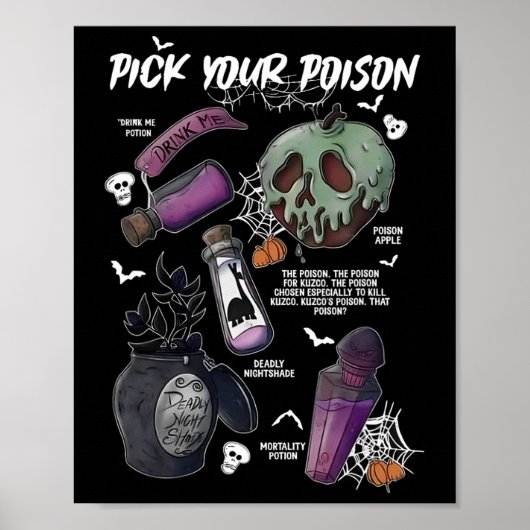 Pick Your Poison's Funny Drink Me Potion glücklich Poster (Vorne)