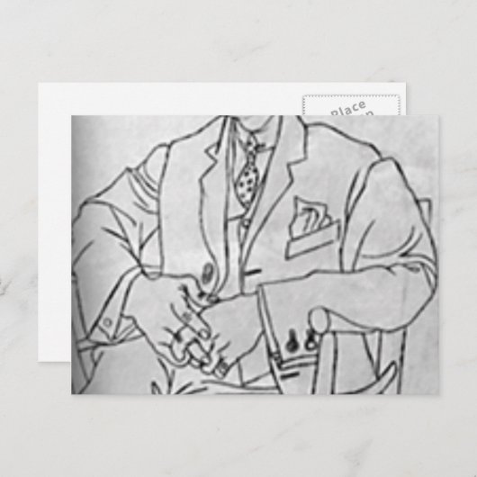 Pickassoping Postkarte (Vorne/Hinten)