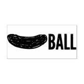 Pickball Gummistempel (Prägung)