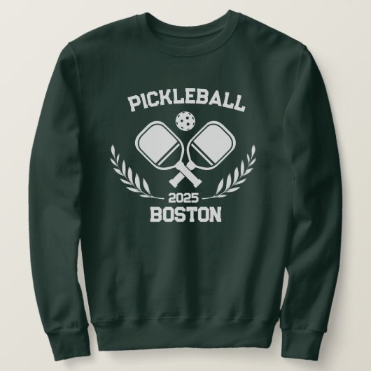 Pickelball Boston 2025 Custom Sweatshirt (Design vorne)