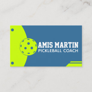 Pickelball Coach Business Card Visitenkarte