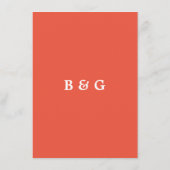 Pickelball Hochzeitsmenü mit Paddellogo Menükarte (Rückseite)