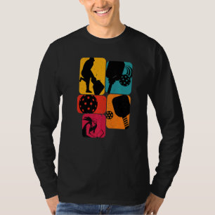Pickelball Spiel Pickelball Retro T-Shirt