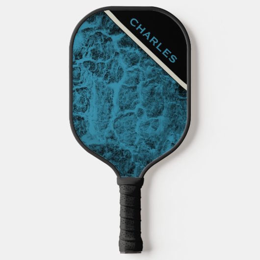 Pickelball "Wood Turquoise" Pickleball Schläger (Vorderseite)