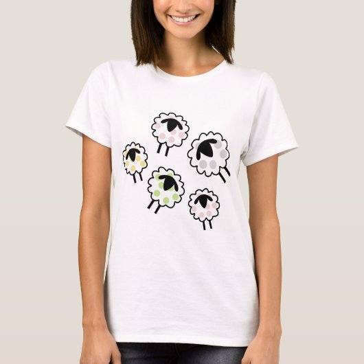 Pickelige Schafe T-Shirt (Vorderseite)