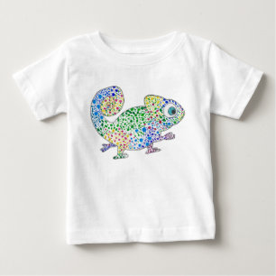 Pickeliger Marcel das Chamäleon-Baby-T-Shirt Baby T-shirt