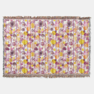 Pickeliges gestreiftes weißes Muster Decke