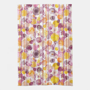 Pickeliges gestreiftes weißes Muster Handtuch