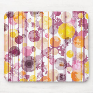 Pickeliges gestreiftes weißes Muster Mousepad