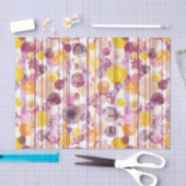 Pickeliges gestreiftes weißes Muster Seidenpapier (Handwerk)