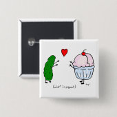 Pickeln der Lieben Eiscreme-Taste Button (Vorne & Hinten)