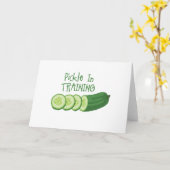 Pickeln im Training Karte (Gelbe Blume)