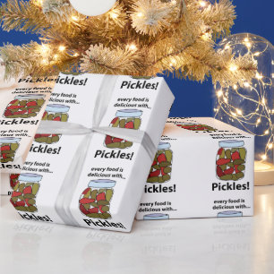 Pickeln Jedes Essen ist köstlich mit Pickles Geschenkpapier
