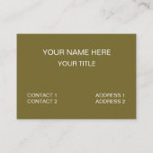 Pickeln Jedes Essen ist köstlich mit Pickles Visitenkarte (Rückseite)