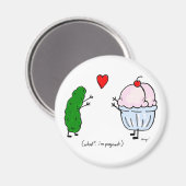 Pickeln Lieben Eiscreme Magnet (Vorderseite/Rückseite)