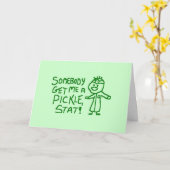 Pickenkarte Karte (Gelbe Blume)