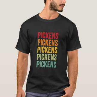 Pickens Landkreis Georgia Regenbogentext T-Shirt