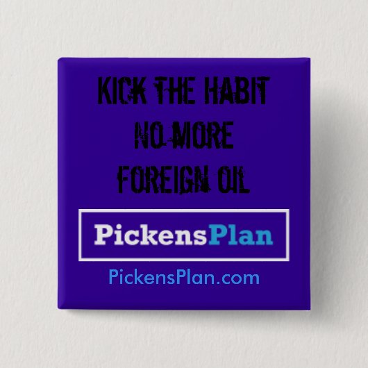 Pickens Plan Button (Vorderseite)