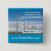 Pickens Plan - Wind Button (Vorderseite)