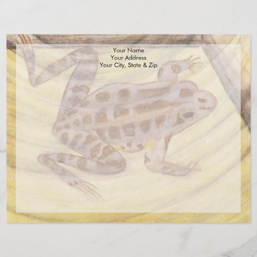 Pickerel Frog Briefbogen (Vorderseite)