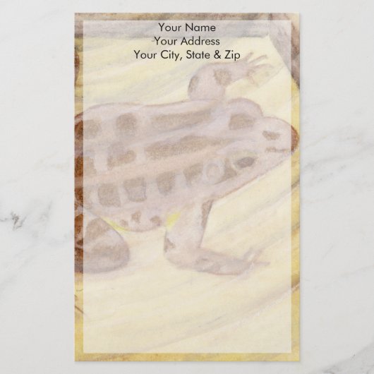 Pickerel Frog Briefpapier (Vorderseite)