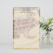 Pickerel Frog Briefpapier (Stehend Vorderseite)