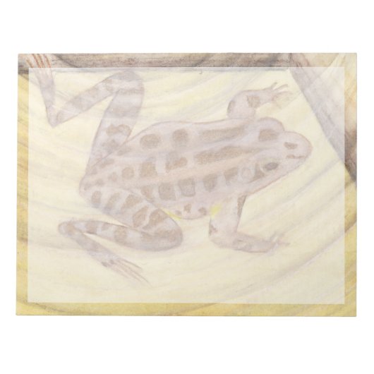Pickerel Frog Notizblock (Vorderseite)