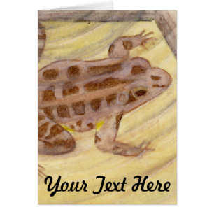 Pickerel Frog Watercolor