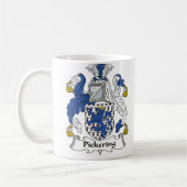 Pickering Familienwappen Kaffeetasse (Links)