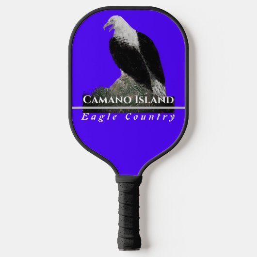 Picketballaddel, Adler, benutzerdefinierter Text Pickleball Schläger (Vorderseite)