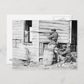 Picketstation der farbigen Truppen Niederländische Postkarte (Vorne/Hinten)