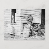 Picketstation der farbigen Truppen Niederländische Postkarte (Vorderseite)