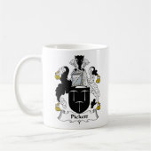 Pickett Familienwappen Kaffeetasse (Links)