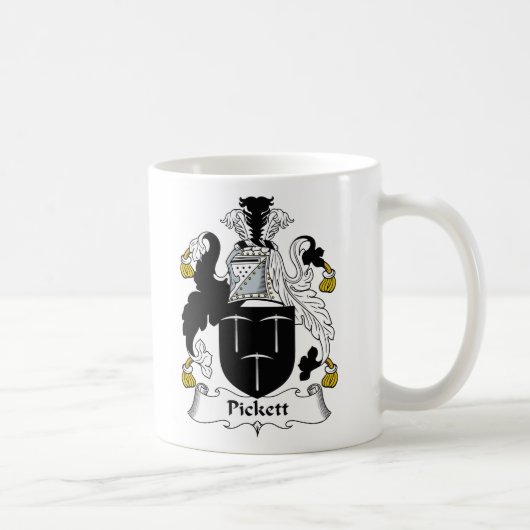 Pickett Familienwappen Kaffeetasse (Rechts)