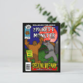 PICKETT MONSTER - Comic Book #3 Postkarte (Stehend Vorderseite)