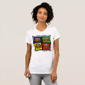 PICKETT MONSTER - QUADRAT 4 - GLÄSER 3D T-Shirt (Vorne ganz)