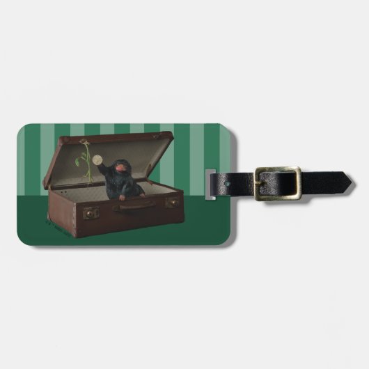 Pickett & Teddy in Briefcase Gepäckanhänger (Vorderseite horizontal)