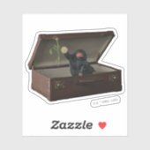 Pickett & Teddy in einem kurzen Vortrag Aufkleber (Blatt)